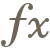 function of x icon